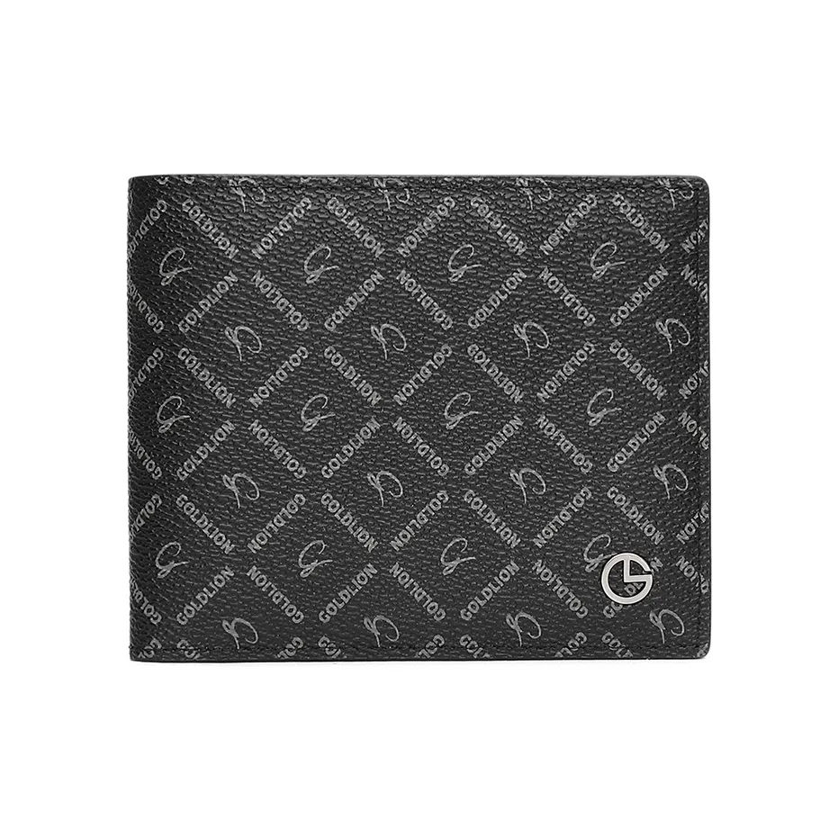 GOLDLION PVC Wallet Men's Black