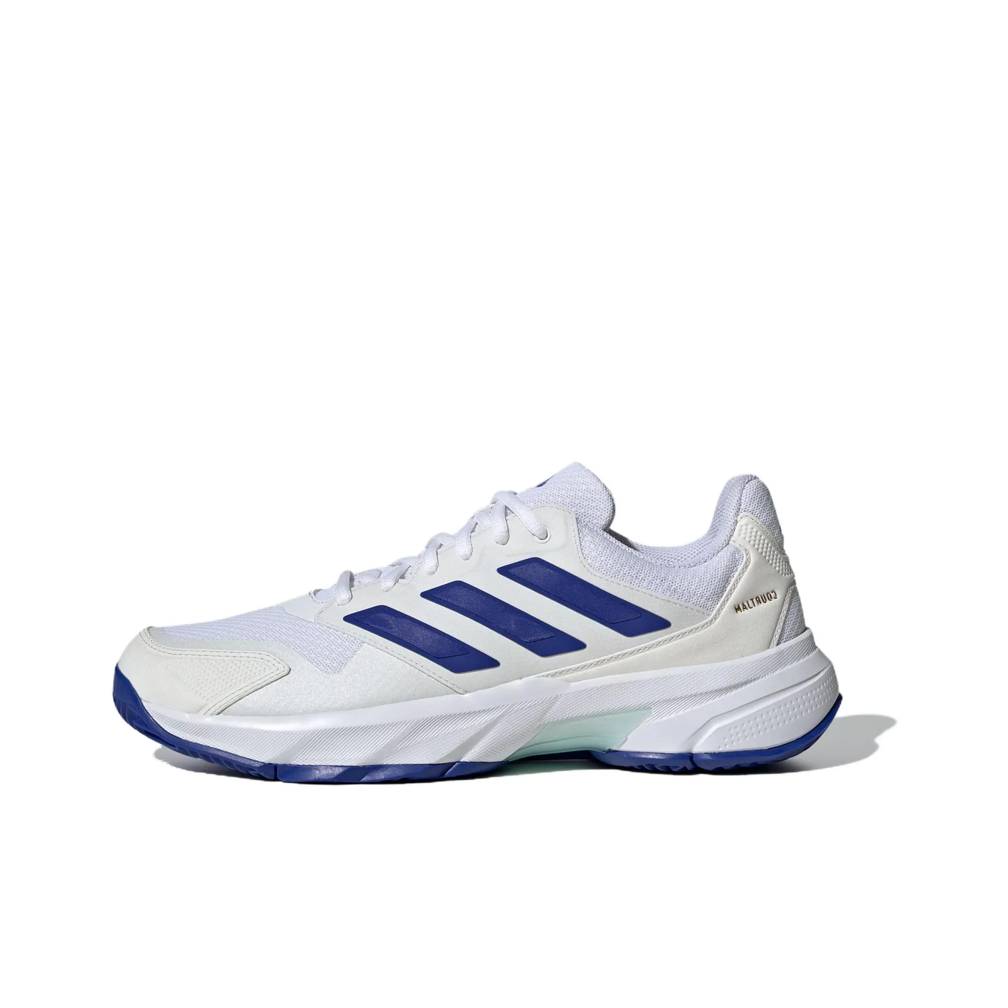 Adidas Courtjam Control 3 Cloud White Lucid Blue Semi Flash Aqua