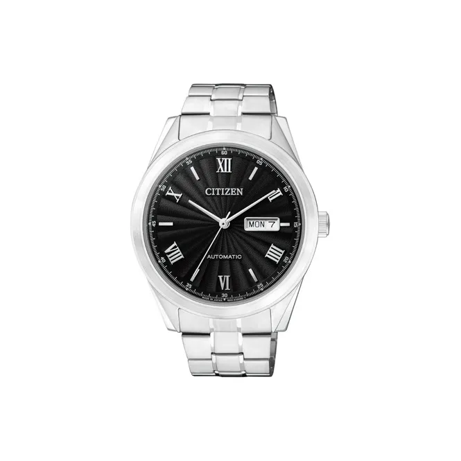 CITIZEN Mechanical Movement Stainless Steel Strap Watch 41mm Men's Watches Black Dial