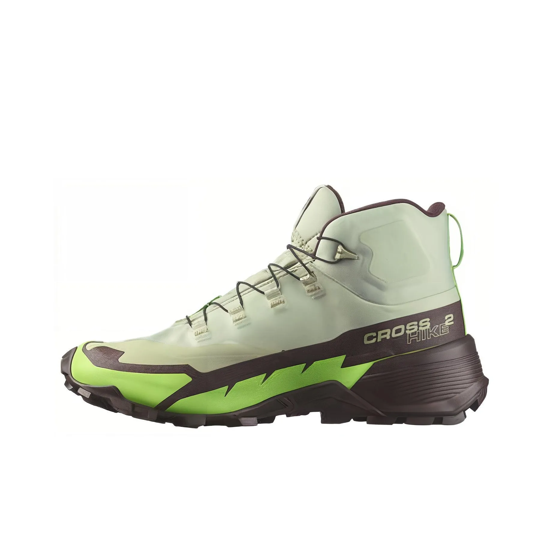 SALOMON CROSS HIKE 2 MID Gore TEX Противоскользящий Устойчивый к истиранию MID Топ Уличная обувь Мужская Зеленая