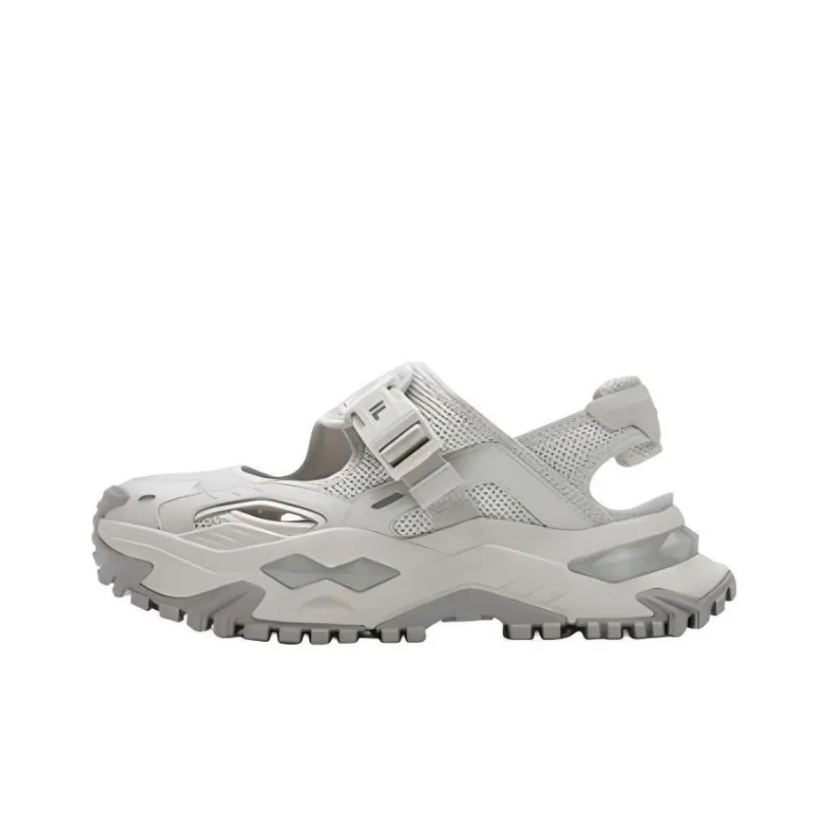 FILA FUSION BIANCO SANDALS Bianco Beach Sandals Women's Silver