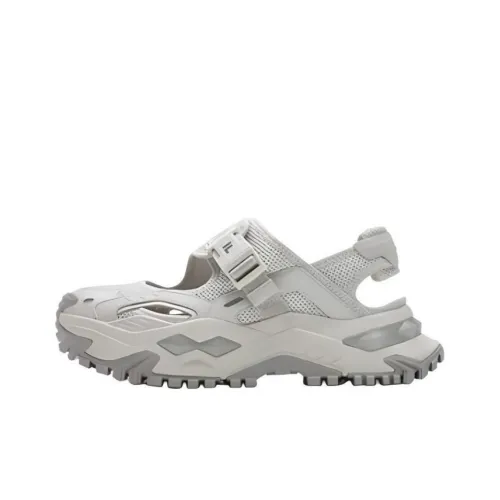 FILA FUSION Бьянко Пляжные Сандалии Березовый Серебряный Женские
