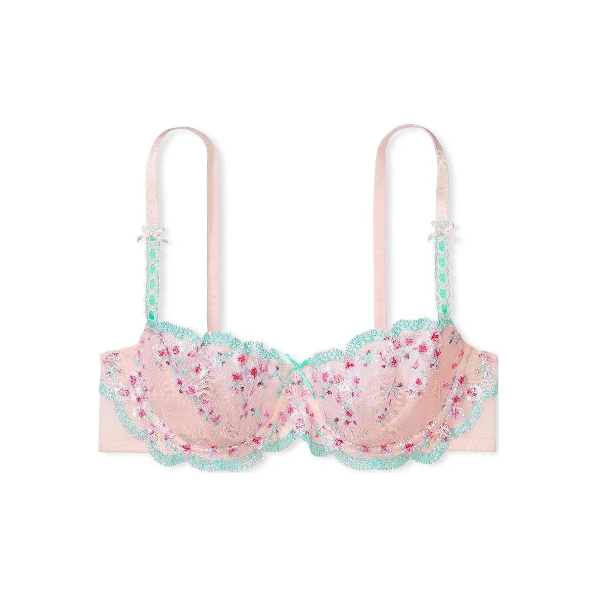 Victoria's Secret PINK DREAM ANGELS Wicked Без подкладки BOHO Цветочный Ey Be Бюстгальтер B Бюстгальтер Женские Розовый