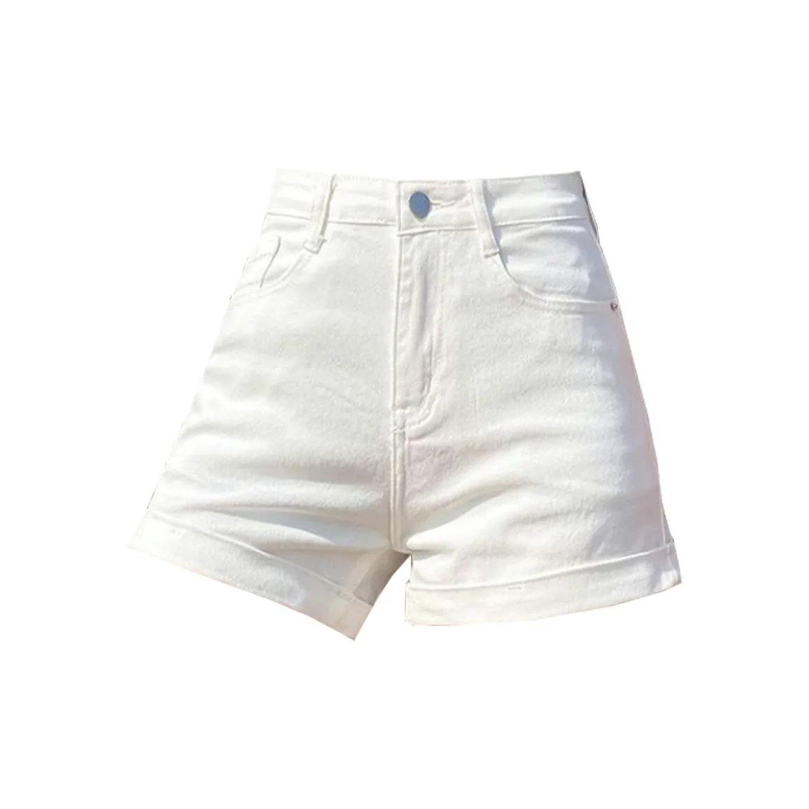 Concubine Zhu Denim Shorts Women's White