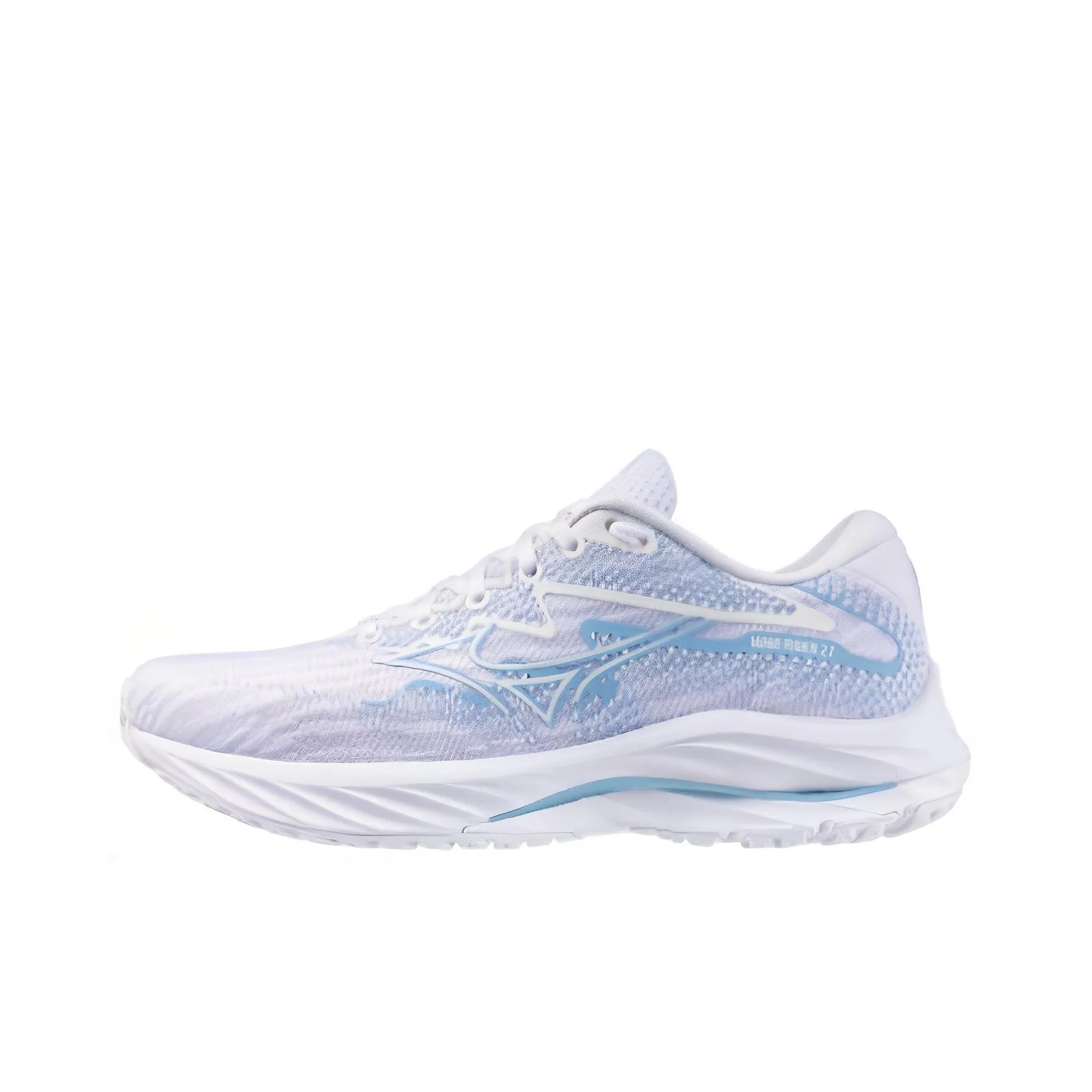 Mizuno Women's Wave Rider 27 Super Wide 'White Cerulean' Women's