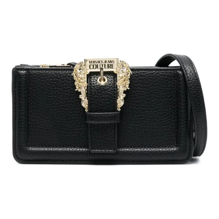 VERSACE JEANS COUTURE Полиэстер Сумка через плечо Женская Черная