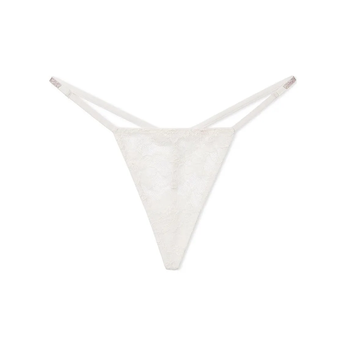 Victoria's Secret VICTORIA'S SECRET Розовый VERY SEXY SHINE Ремень Кружево V Sg Panty CW Стринг Женские 1 Пачка Белый