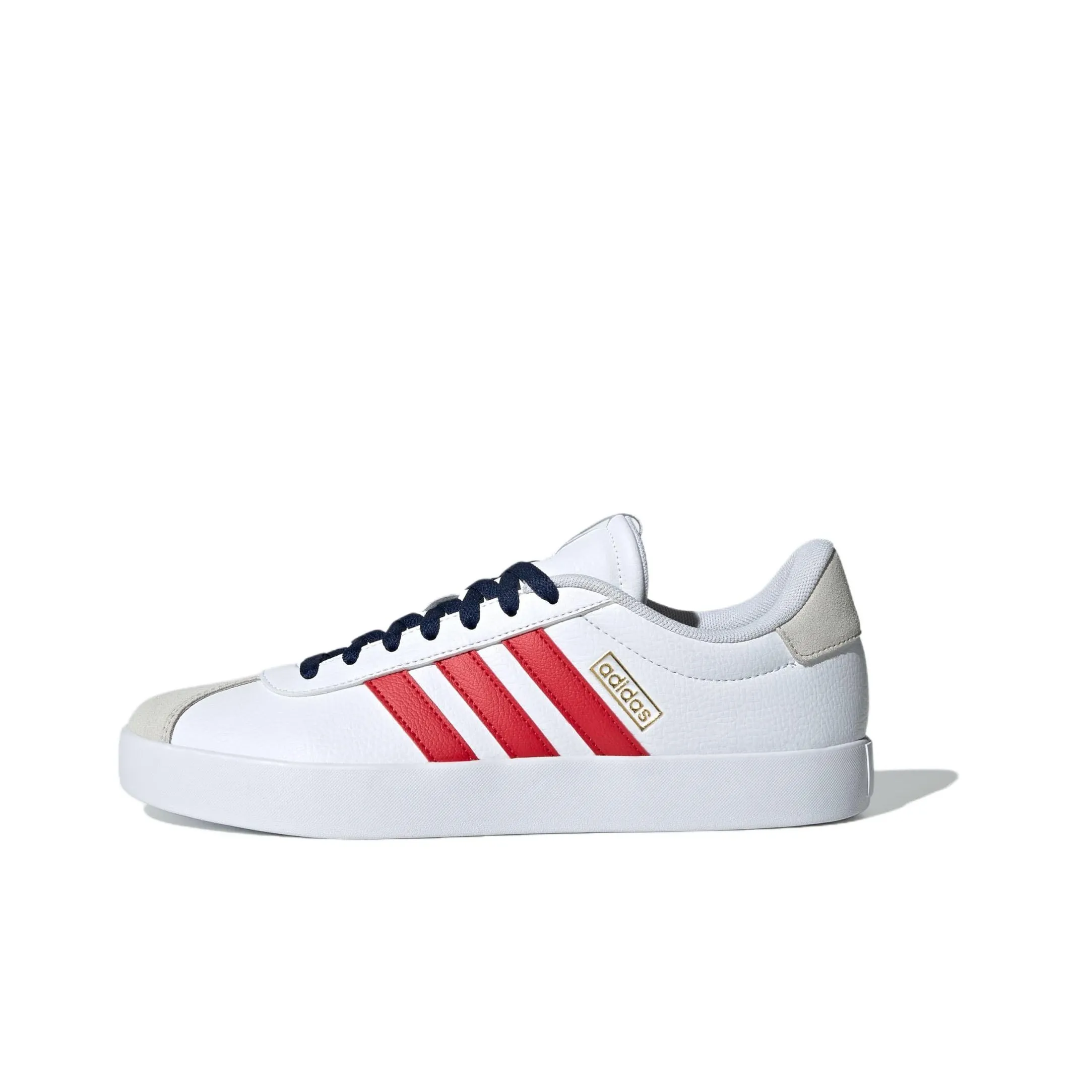 Adidas Vl Court 3.0 Cloud White Better Scarlet Team Navy Blue