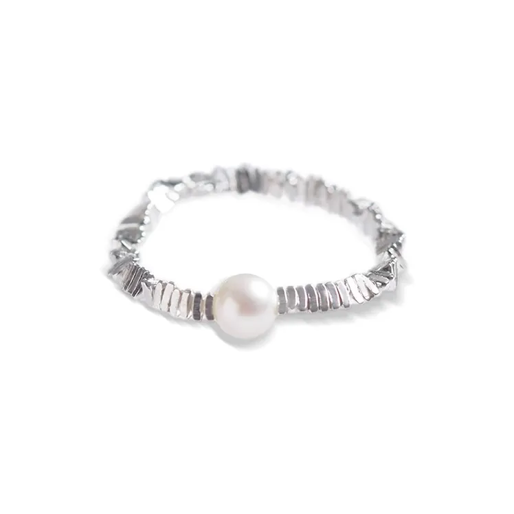 Moon Jewelry Shell Beads Alloy Rings Women's