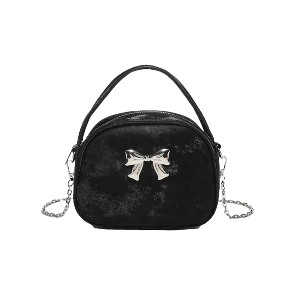 NOMK ПУ (полиуретан) Сумка через плечо Стандартная Женская Черный Белый Розовый Синий Серебряный