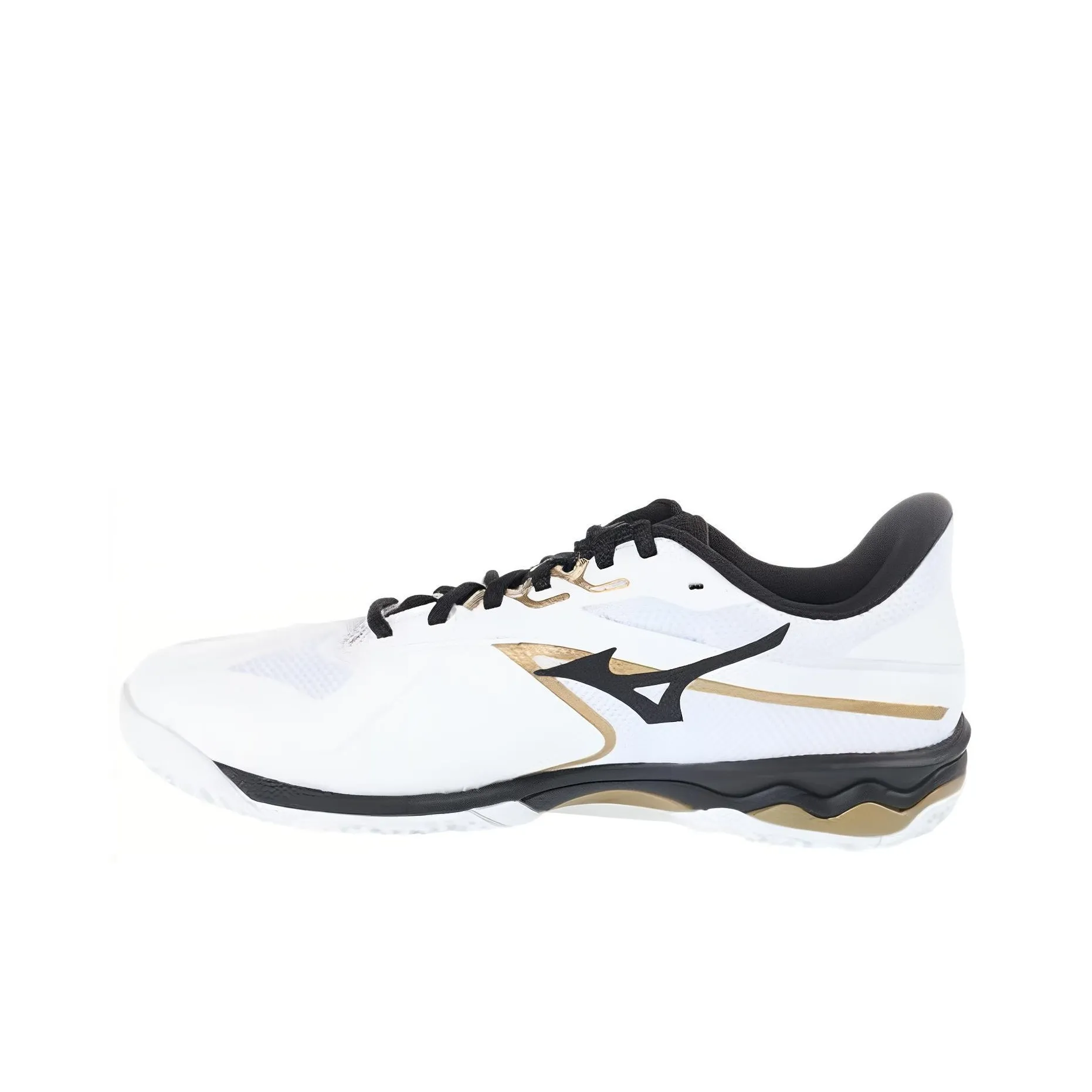 Mizuno Cushioning, Wear Resistant Low Top Tennis Shoes Unisex White