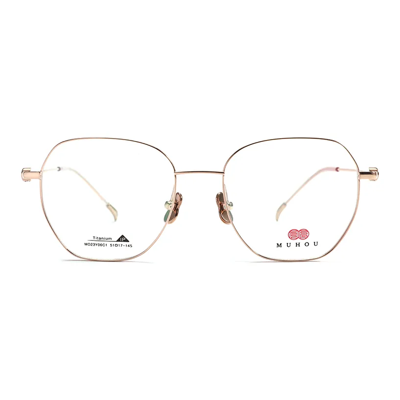 MuHou β-титан Чистый титан Квадратные Оправы для очков Унисекс