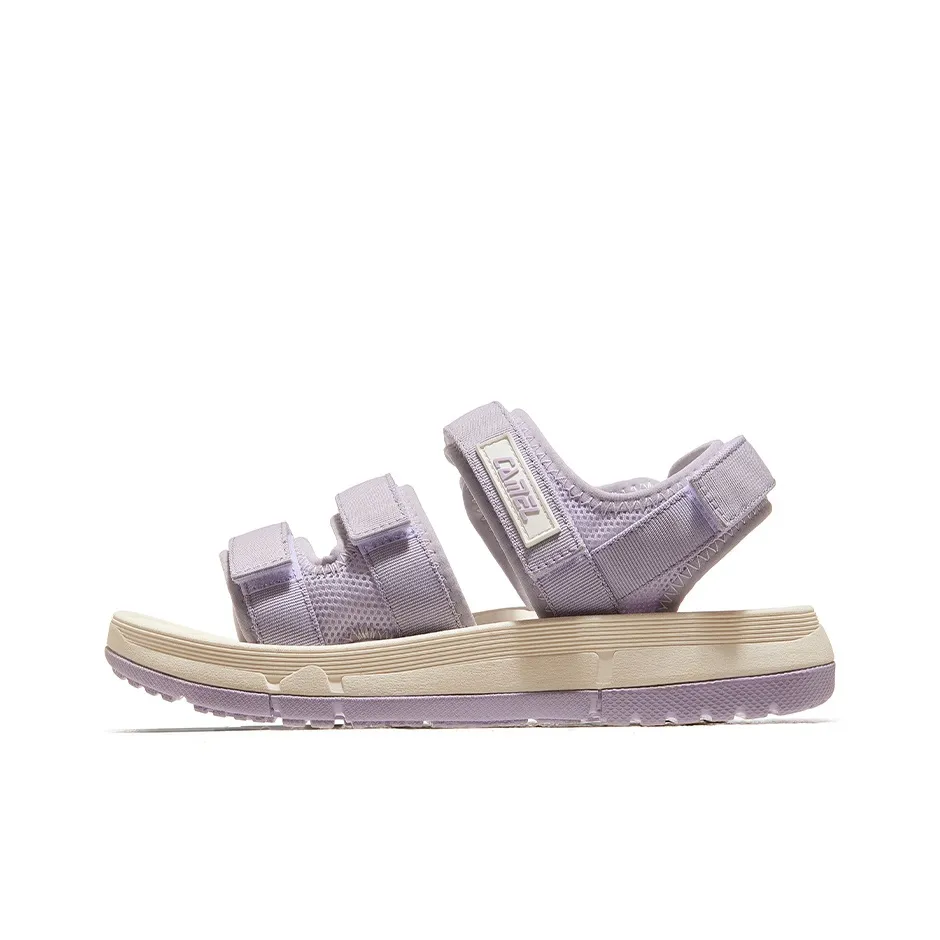 CAMEL Beach Sandals Women's Beige/Black/Lavender