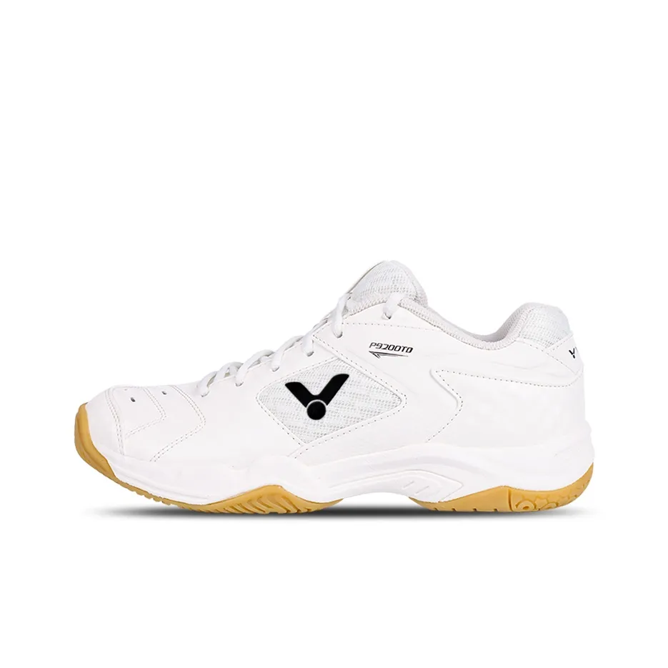 VICTOR Cushioning Wear Resistant Low Top Badminton Shoes Unisex White
