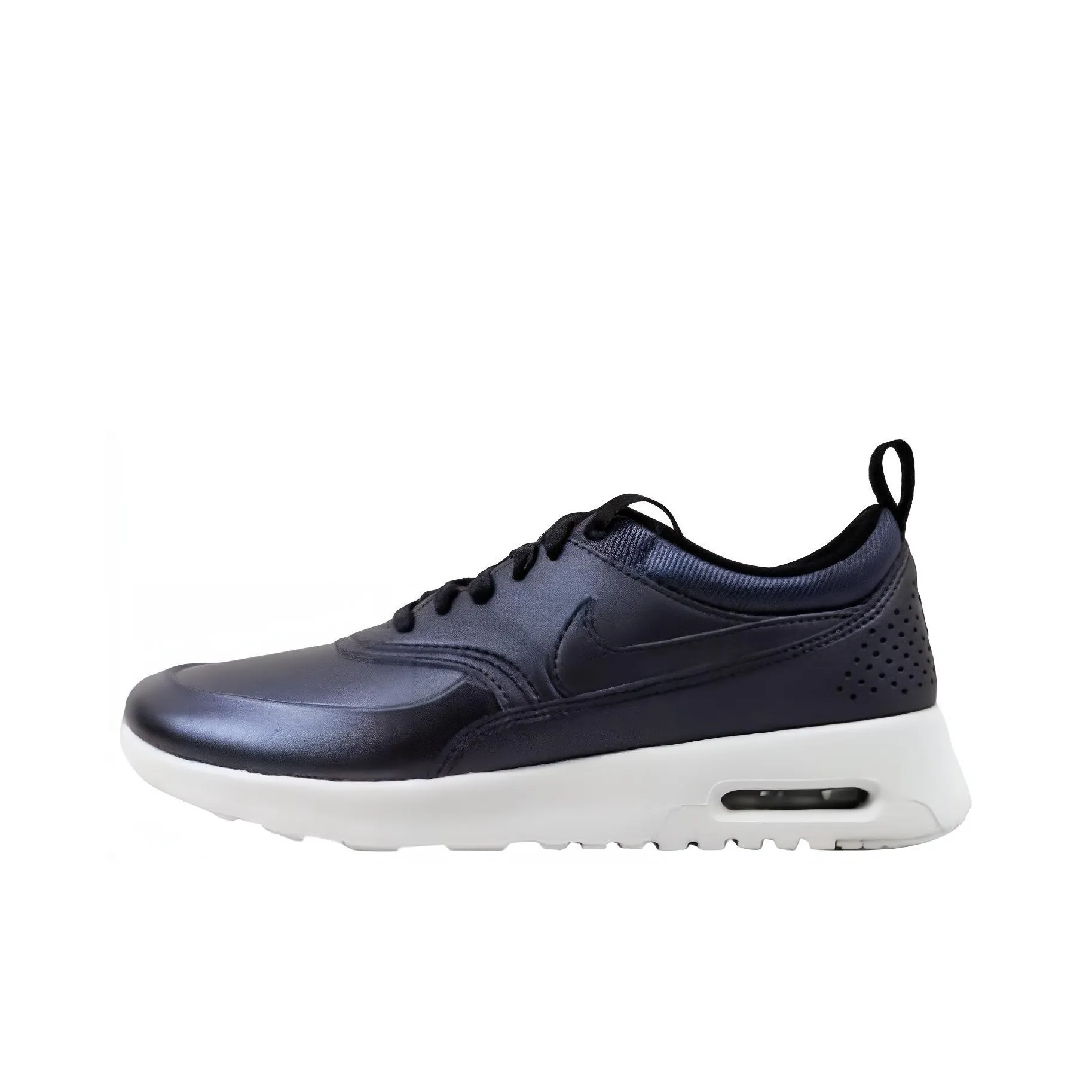 Nike Air Max THEA Амортизация Износостойкий Низкий Топ Повседневная Обувь Женская Черная
