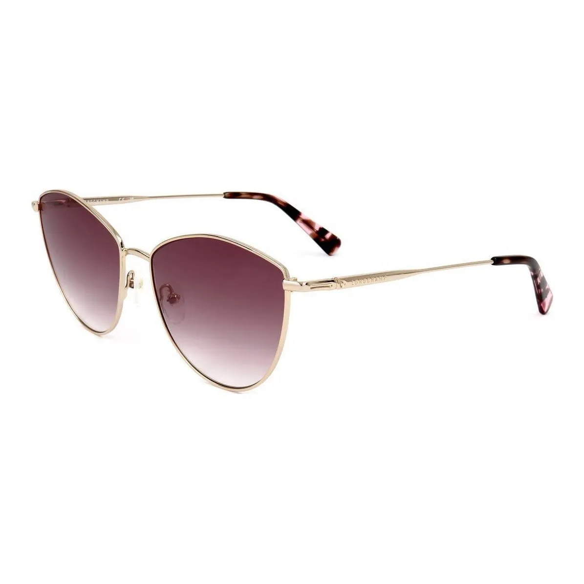 LONGCHAMP Butterfly Sunglasses Women's Gold