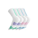 화이트 퍼플 그린+화이트 핑크 블루 바람-Resistant 통기성 좋은 스포츠 양말 [2팩]