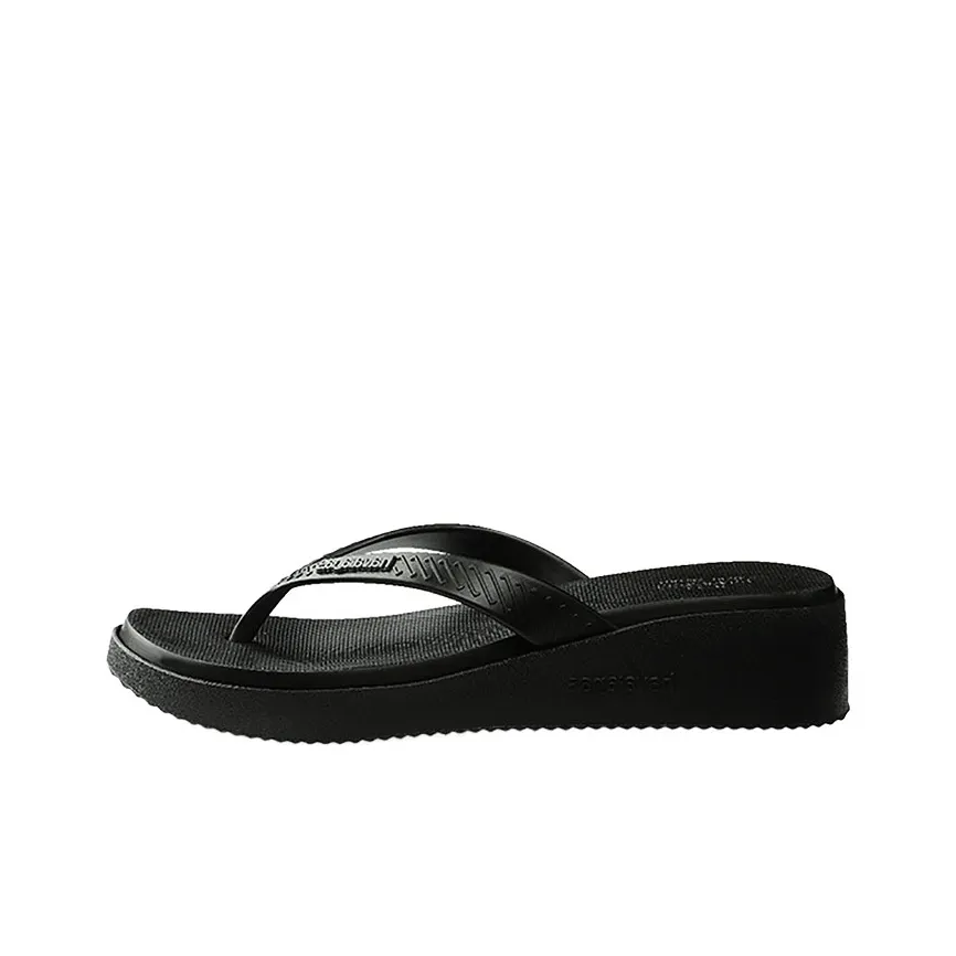 Havaianas Резина Подошва Шлепанцы Женские Черные