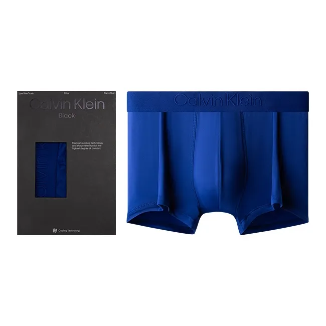 Calvin Klein Black Label Series Боксеры Мужские 1 Пачка Морская Волна Синий