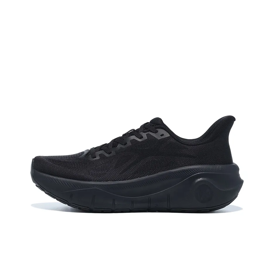BMAI Pioneers Thick Tao EVA Blended PEBA Thickened Midsole Mid-Top Running Shoes Men's Night Black