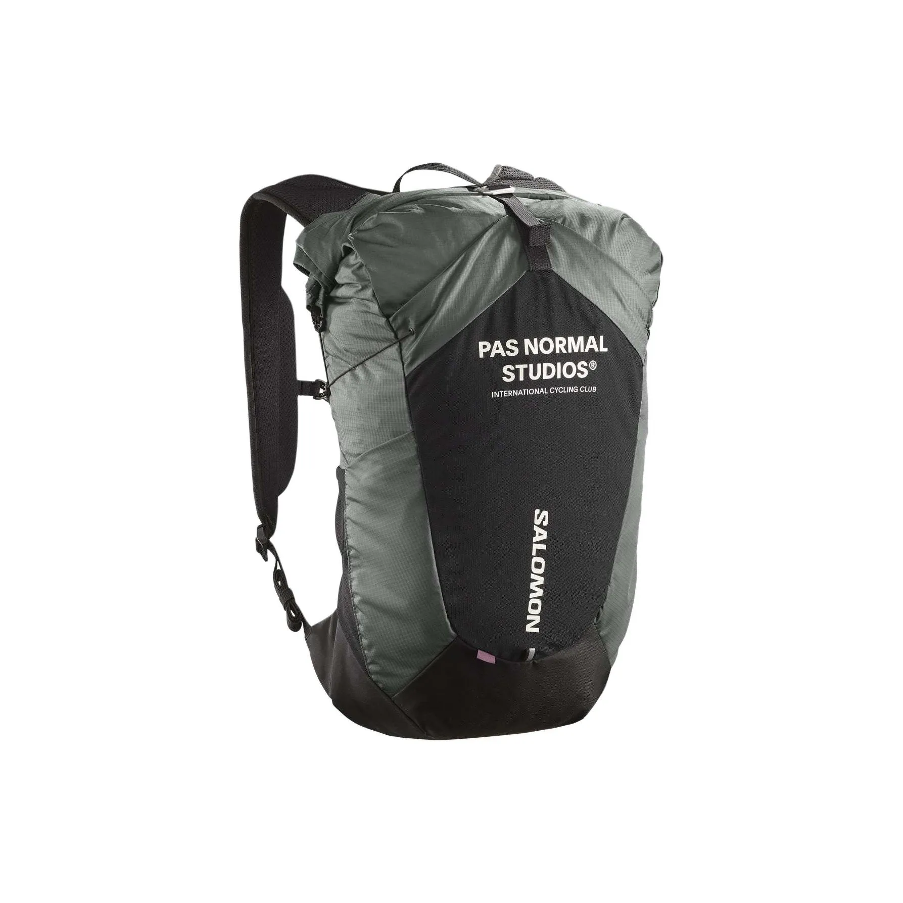 SALOMON 29L Outdoor Bags Nylon Gray Black Unisex