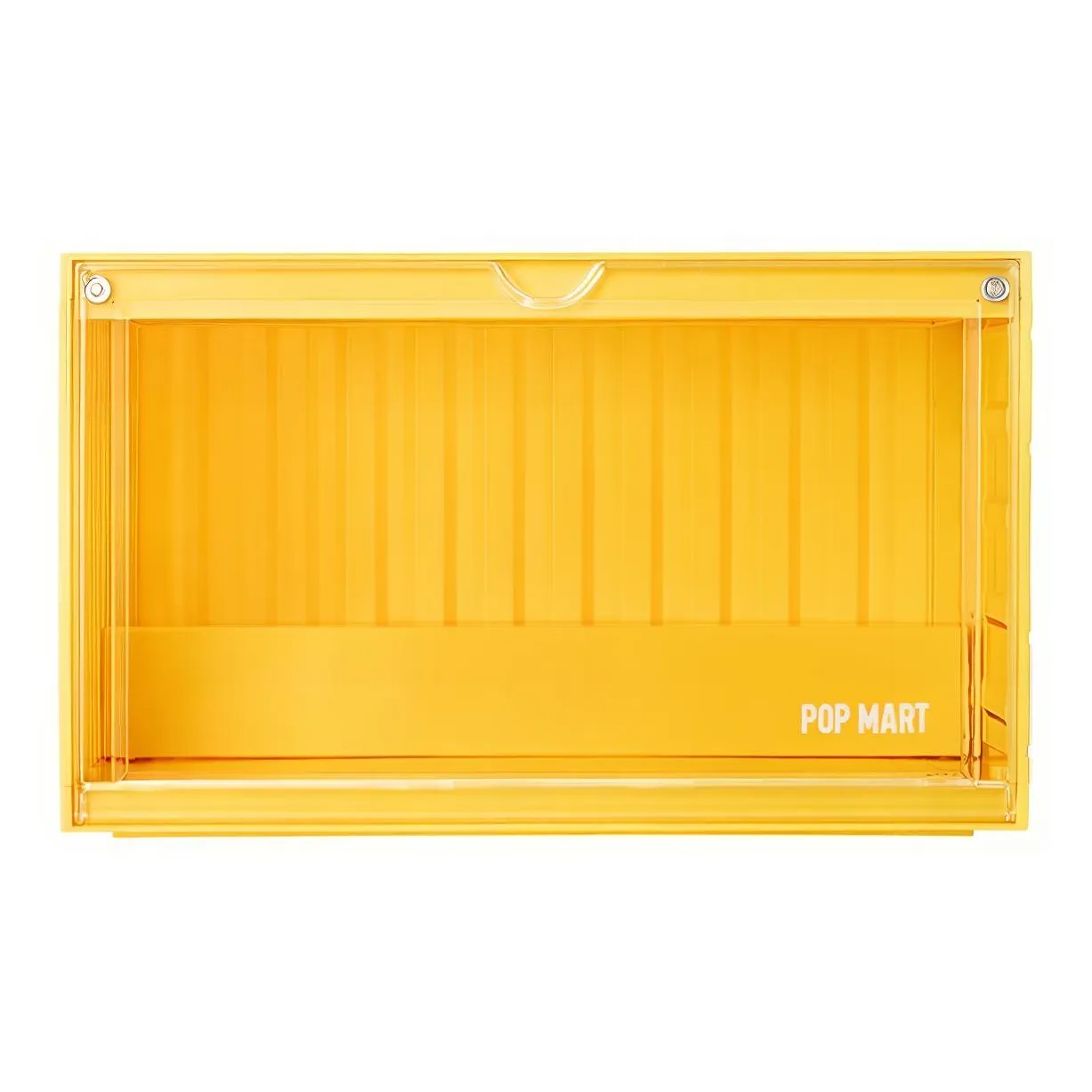POP MART Коллаборация Мини Контейнер Фигурка Коробка для выставок Желтый Аксессуары для моделей