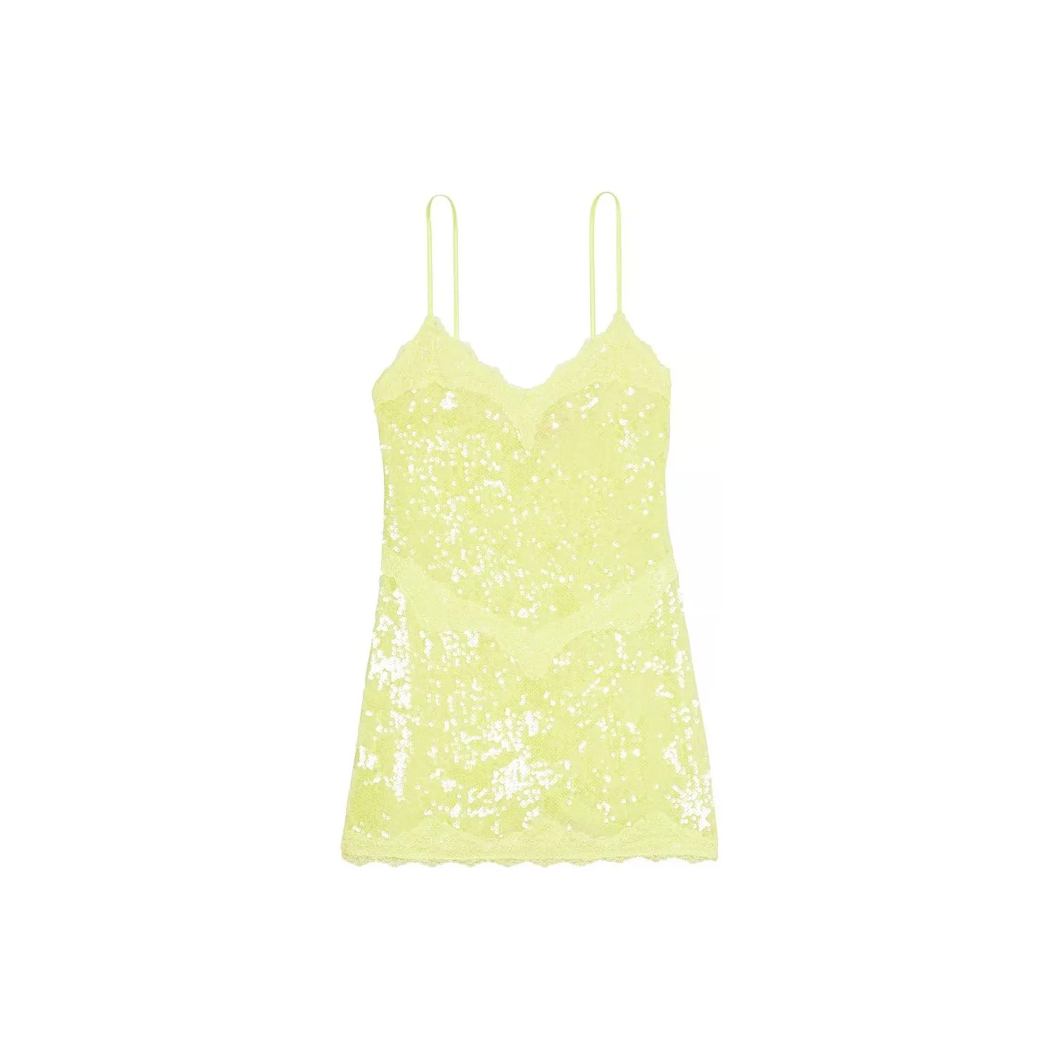 Victoria's Secret Розовый Victoria's Secret Sequin Мини Юбка Платье CG Ночная сорочка Женская Зеленая