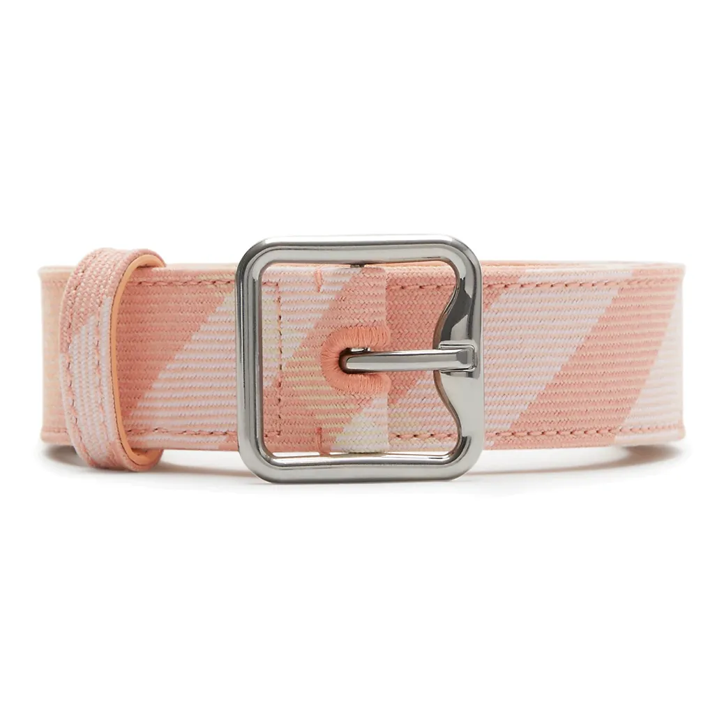 Burberry Телячья кожа Кожаные ремни Женские Розовый Ширина 3 см