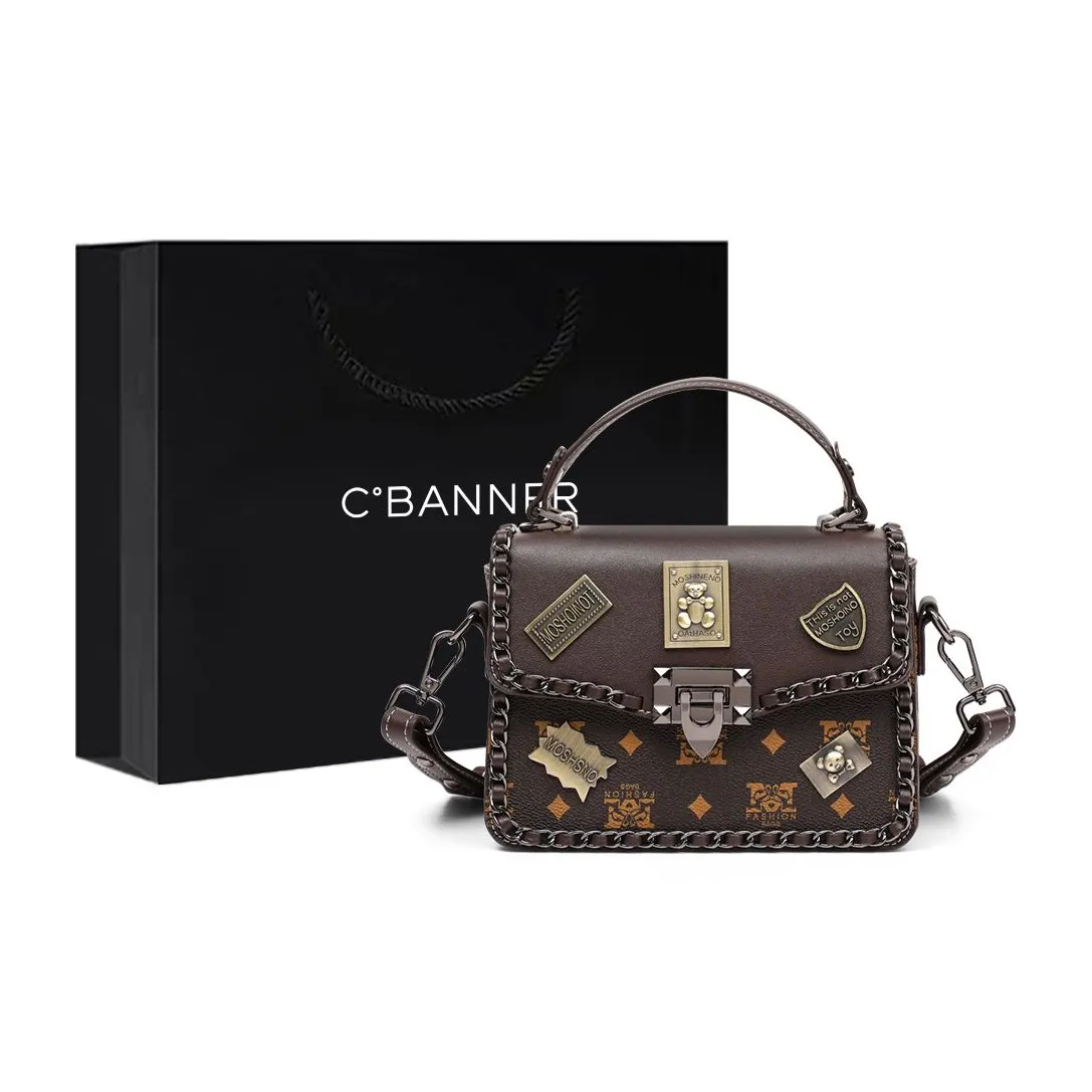 C°BANNER PVC Сумка через плечо Сумка Женская Кофейного Экрю цвета