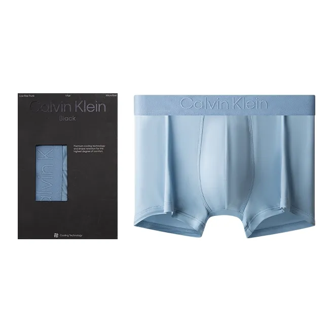 Calvin Klein Black Label Series Боксеры Мужские 1 Пачка Ледяной Синий