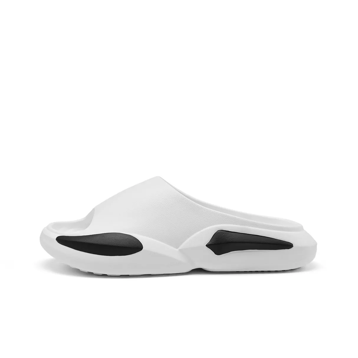 HLA Slide Slippers Men's White/Black/Khaki