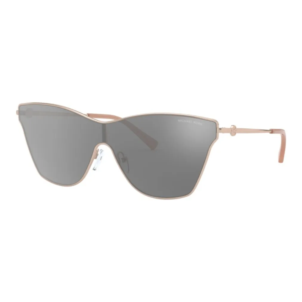 MICHAEL KORS Plastic Metal Irregular Shape Sunglasses Women's Gold