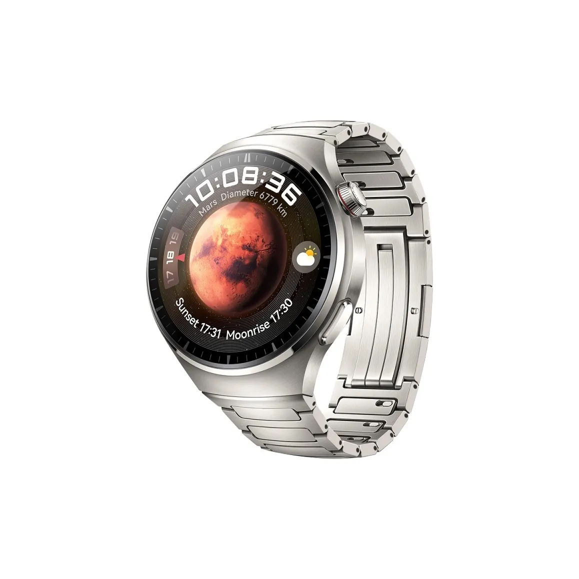 Wepro Ремешок Совместимость с Huawei Титановый Материал для Watch4pro 180 мм