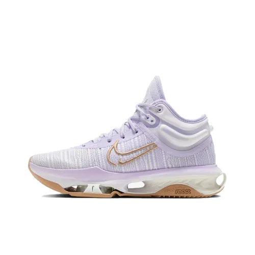 Nike Air ZOOM г.T. Jump 2 Баскетбольные кроссовки Низкие Светло-фиолетовые Мужские