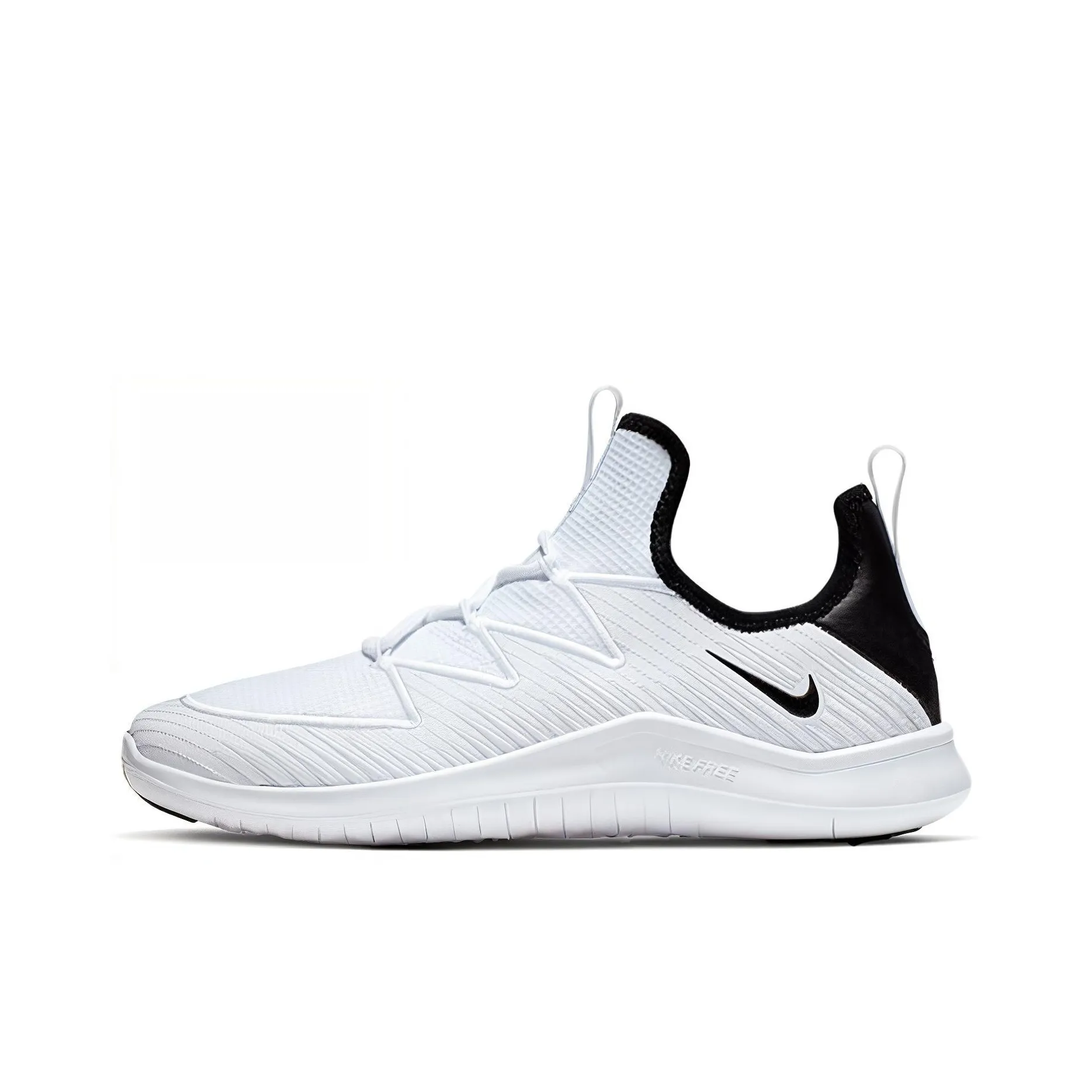 Nike Free TR Ультра Противоскользящее покрытие Поддержка Баланс Легкий Низкий топ Кроссовки для тренировок Женские Белый Черный