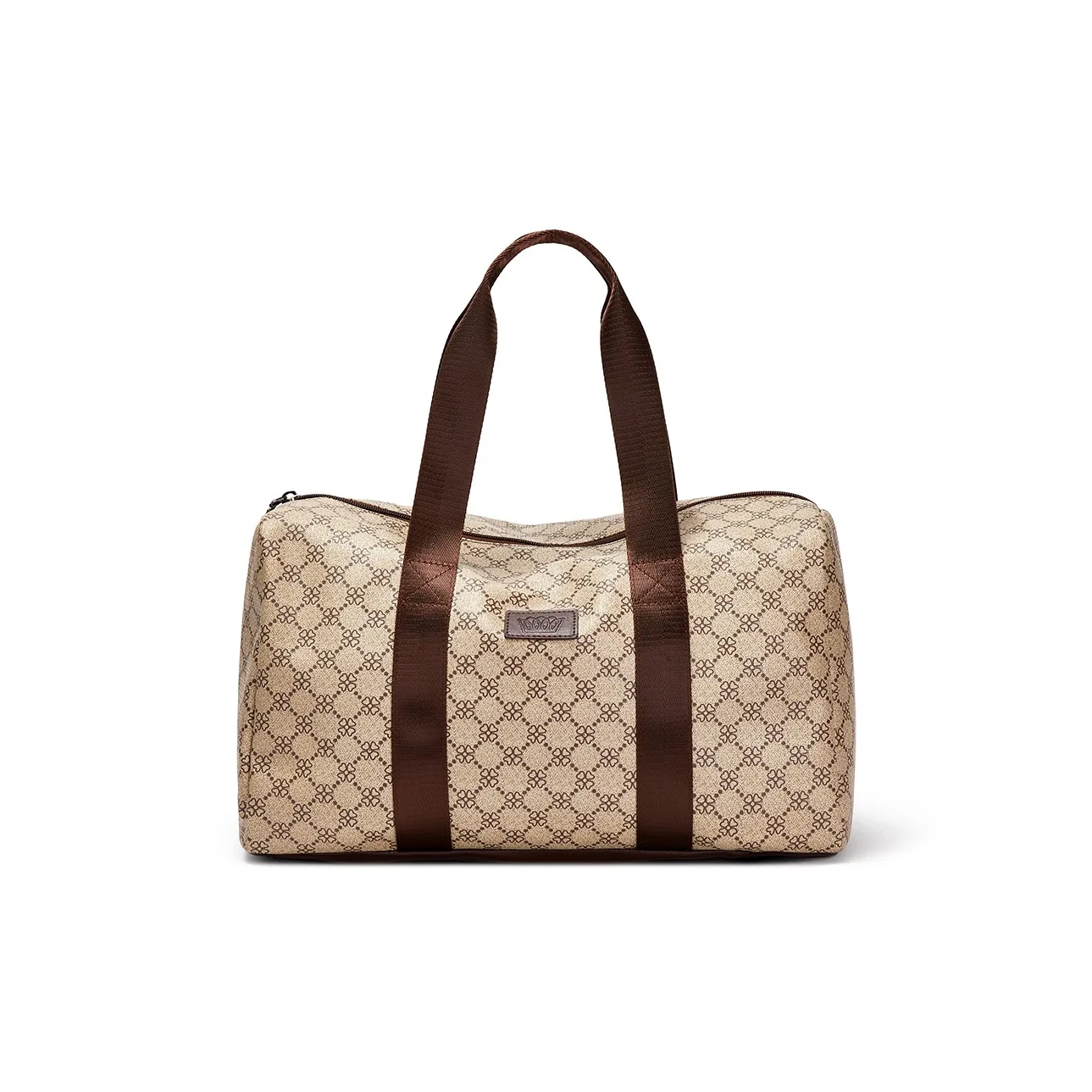 CORALDAISY Synthetic Leather Shoulder Bag, Gym Bag, Travel Bag Unisex Brown/Coffee