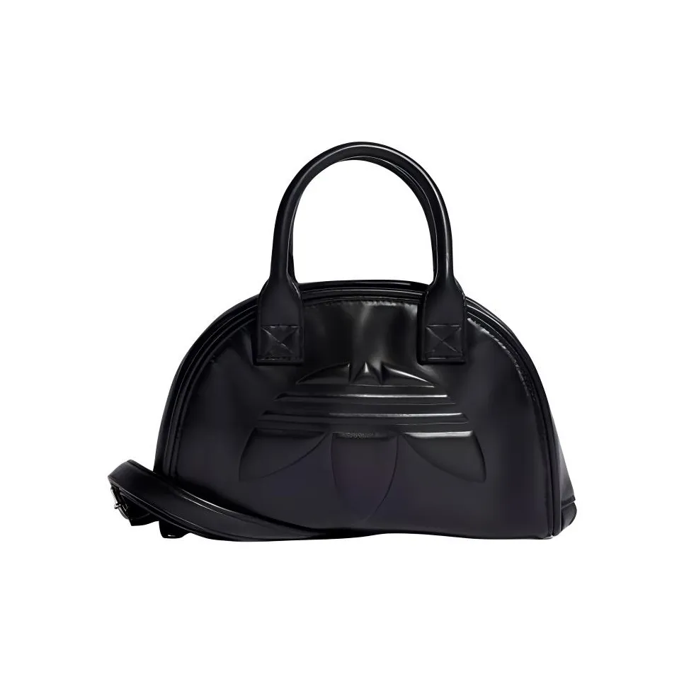 Adidas Polyurethane One Shoulder Handbags Regular Women's Black