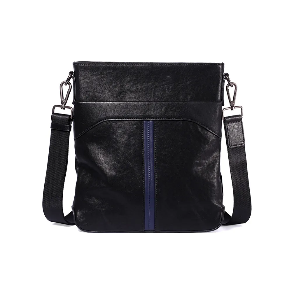 DOSRFINI Сумка через плечо из натуральной коровьей кожи мужская