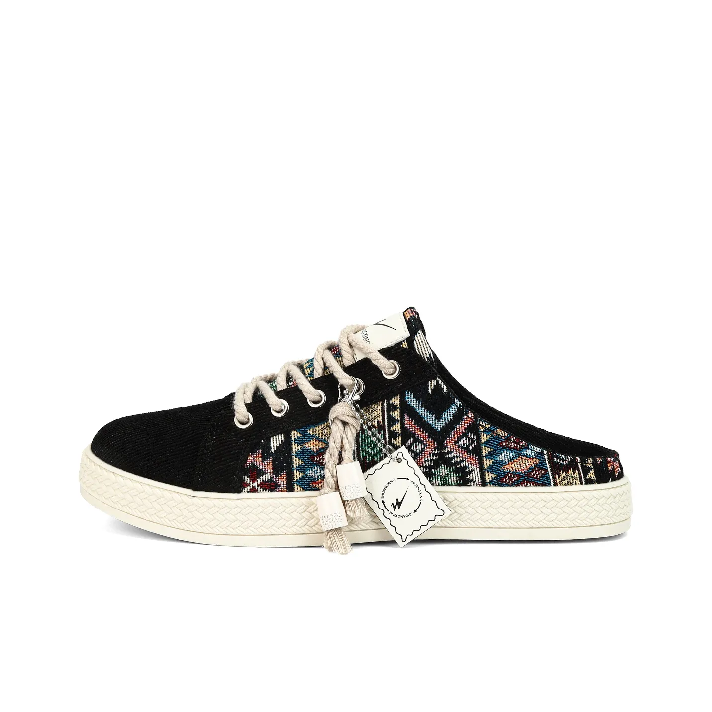 Binary Износостойкие противоскользящие домашние тапочки для мужчин черные