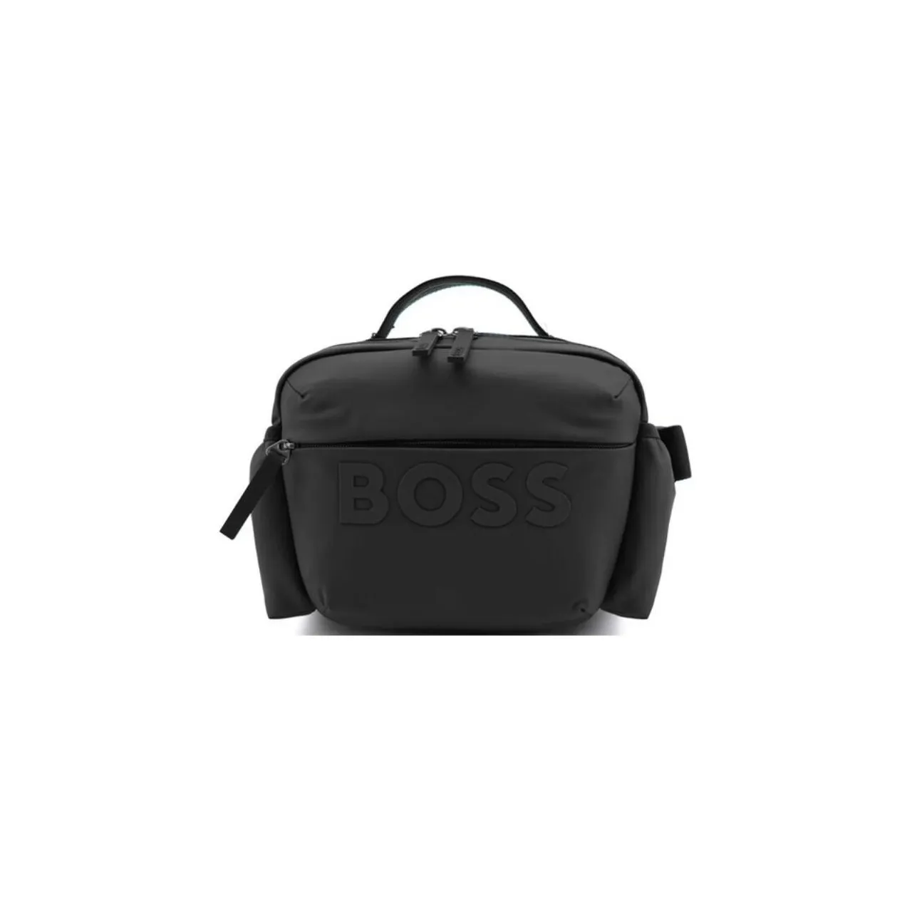 HUGO BOSS Полиэстер Бананка Сумка Мужская Черная