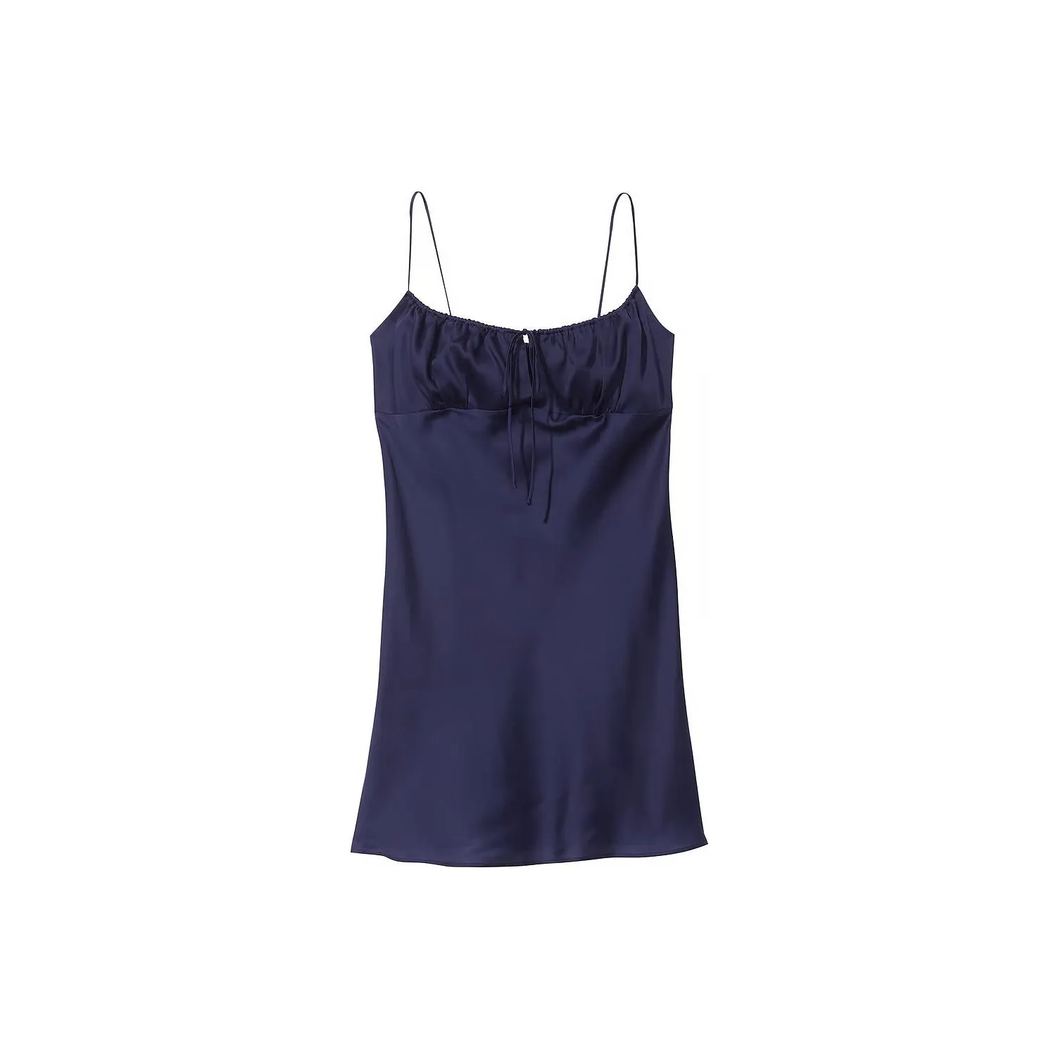 Victoria's Secret PINK TENCEL™ SLIP DRESS/Midnight Navy Nightgown Women's Marine Blue