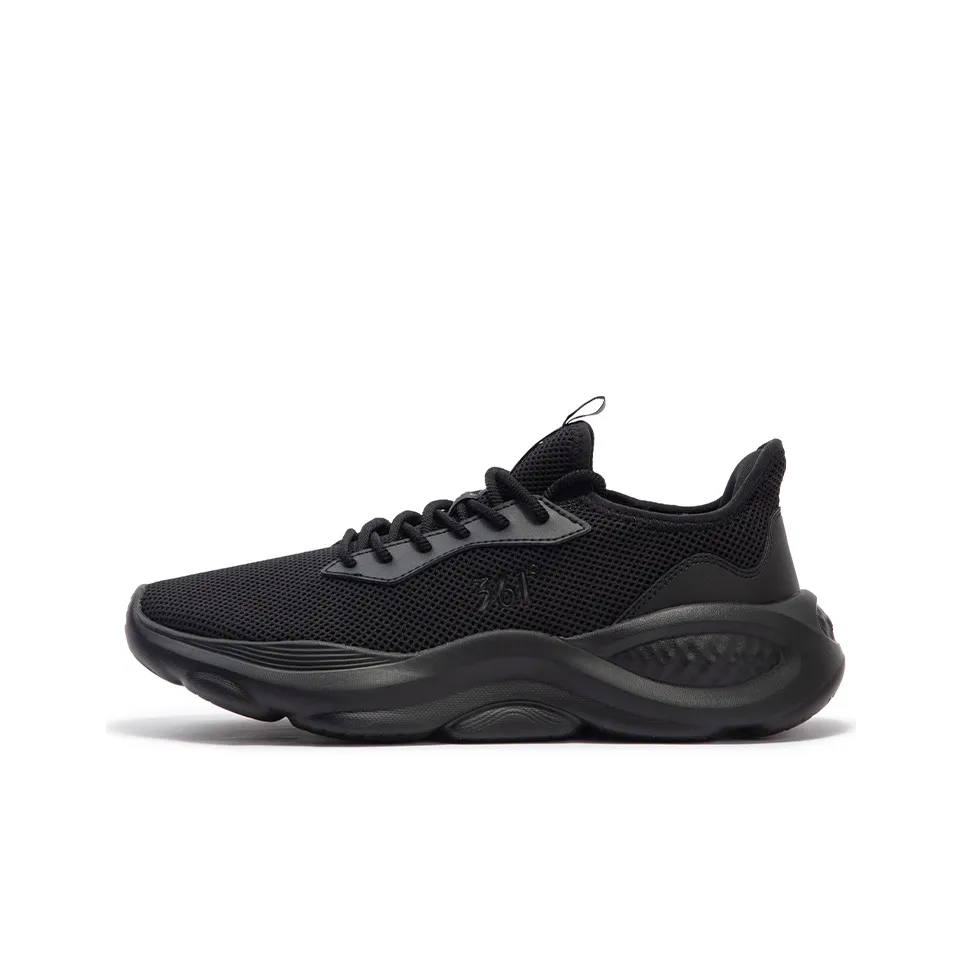361° Cloud Step Slip on Slip Resistant, Abrasion Resistant, Breathable Low Top Casual Shoes Men's Obsidian Black