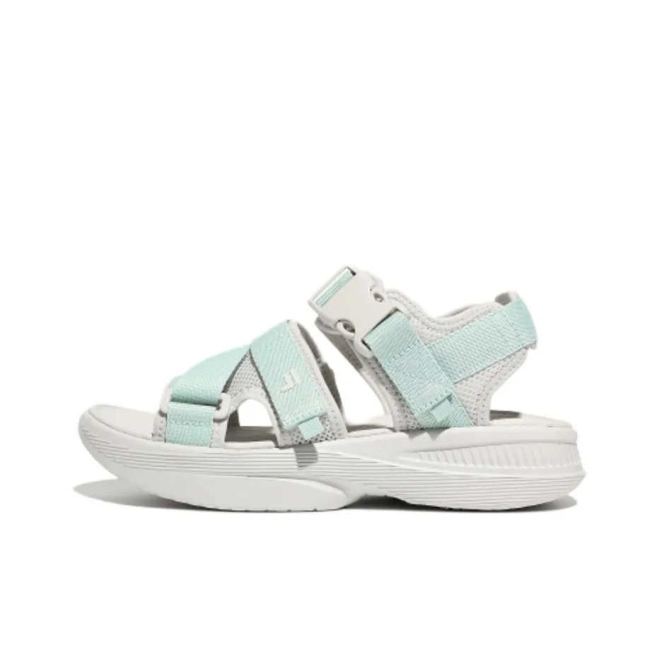 FILA Beach Sandals Unisex White Blue Korean Style