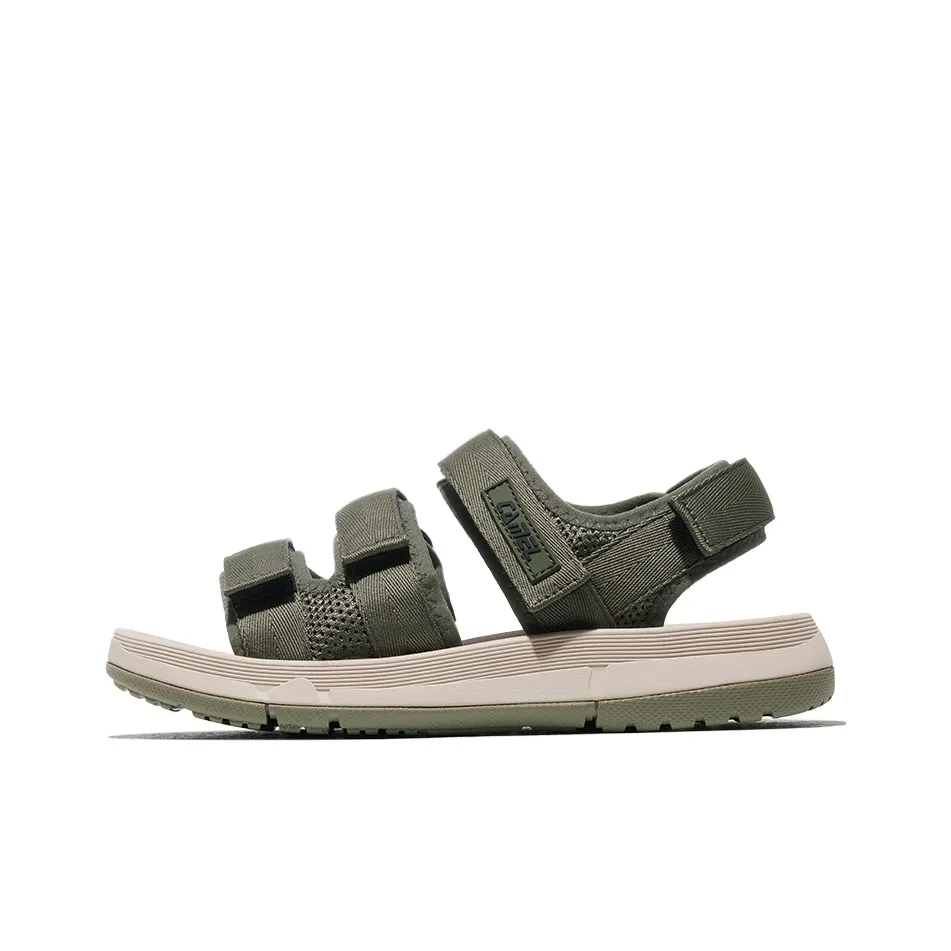 CAMEL Beach Sandals Men's Black/Light Brown/Charcoal Gray/Army Green