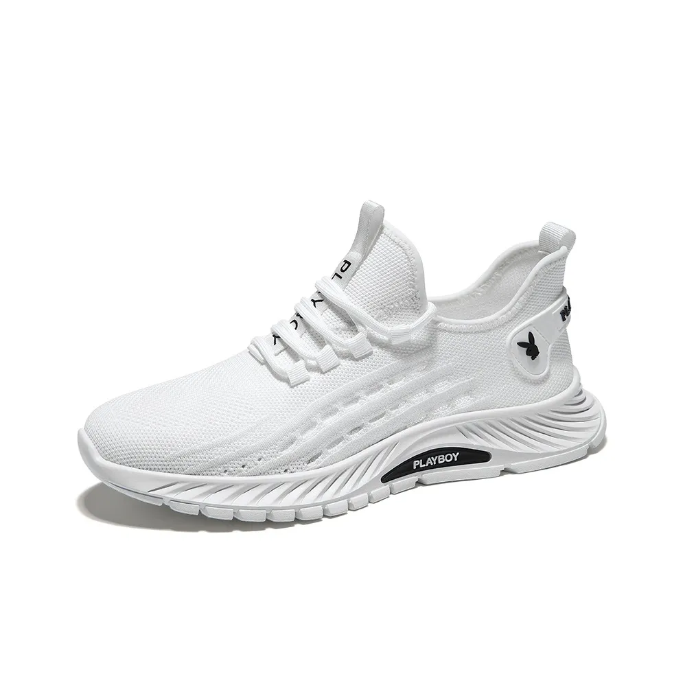 Playboy Casual Shoes Men Low Top White/Black