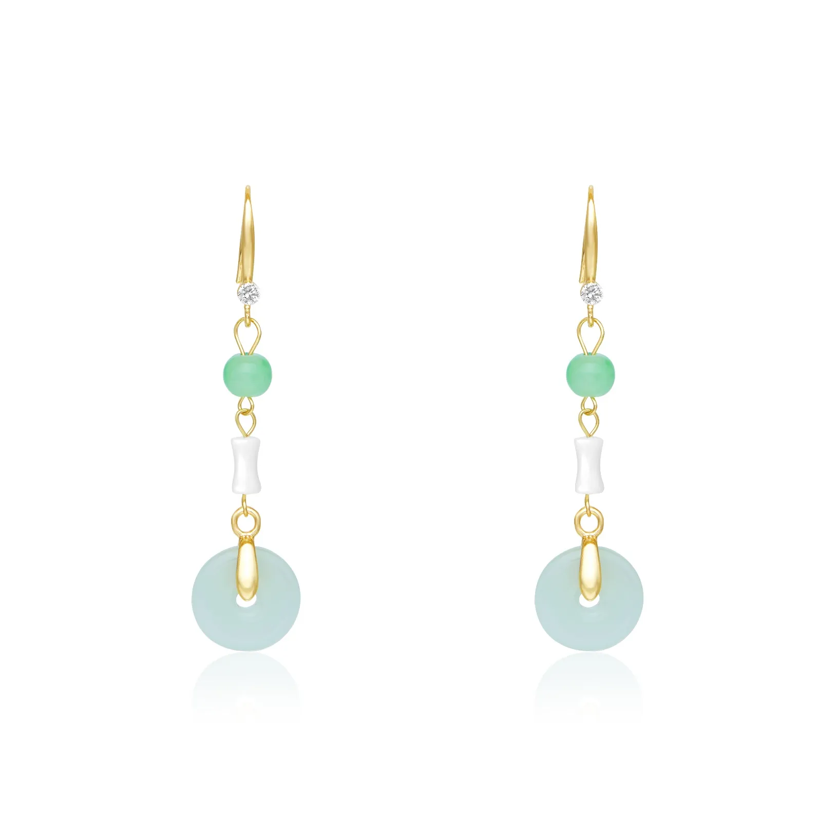 Anxious Серебро S925 Серьги-гвоздики Женские Золото