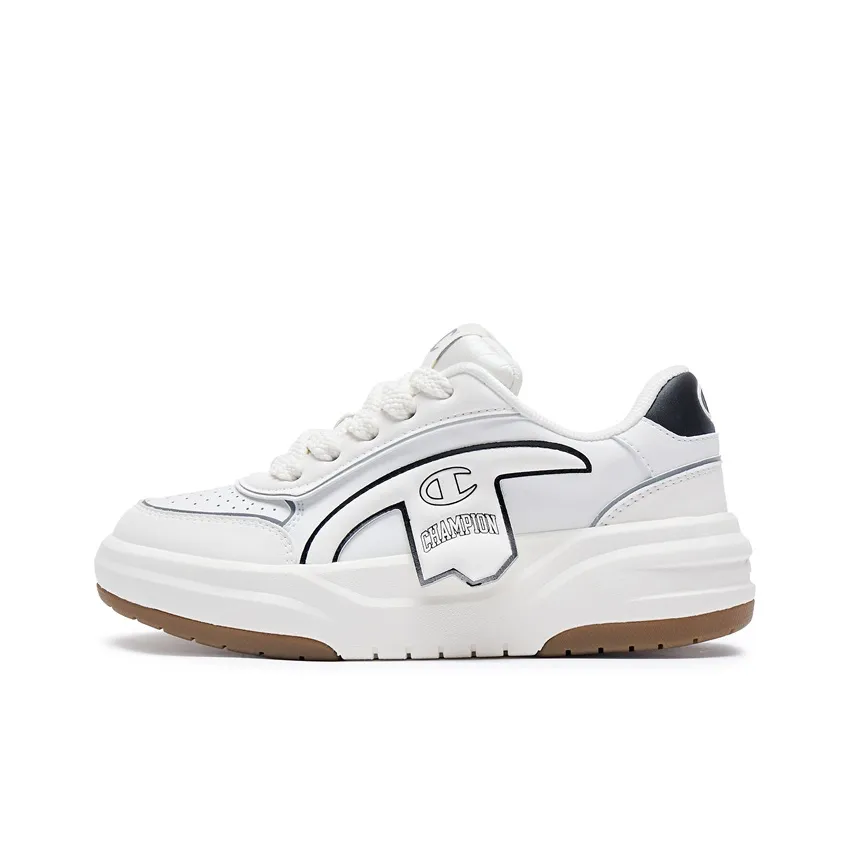 Champion Low Top Скейтборд Кроссовки Унисекс Черный Белый