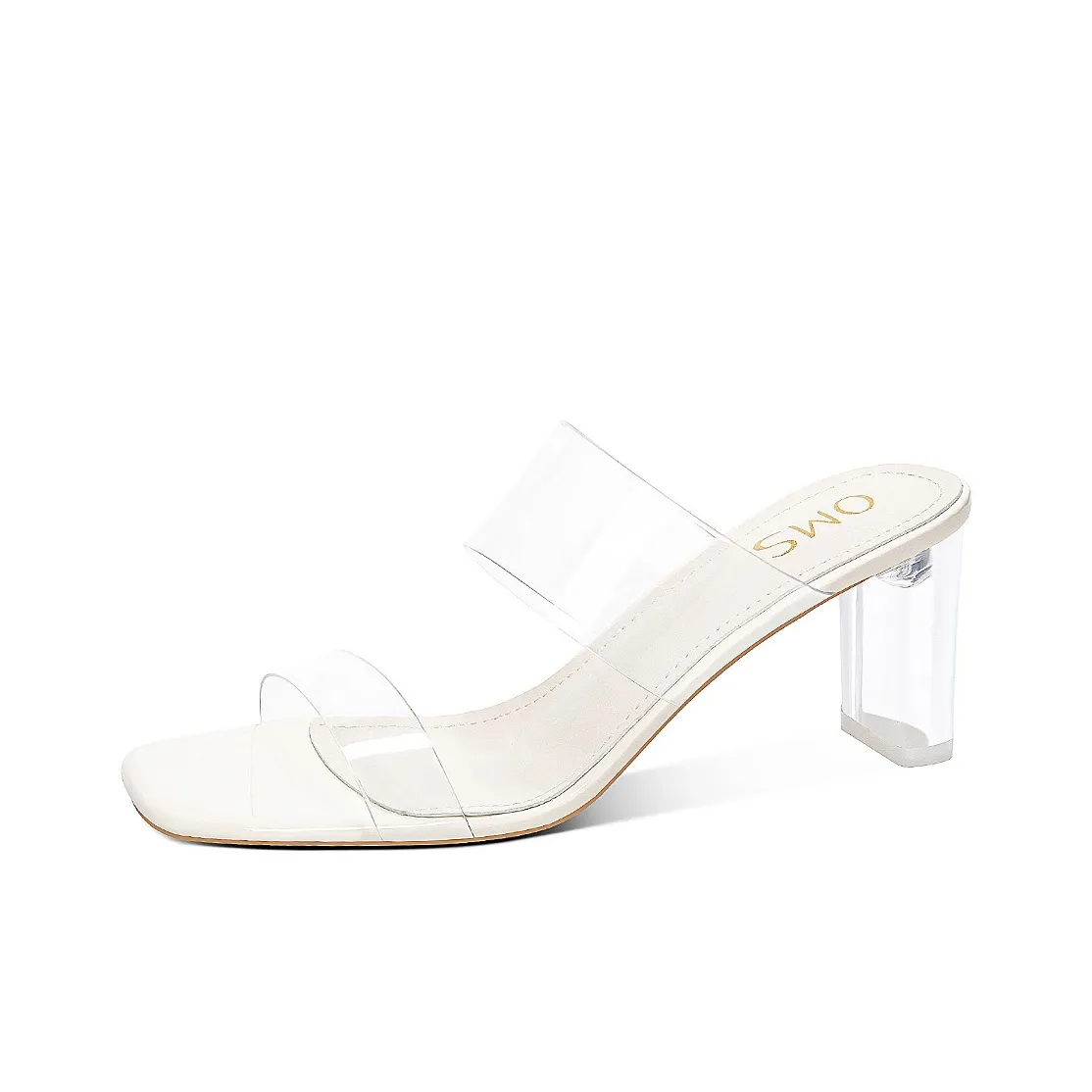 OMS Slide Slippers Women's Beige/Silver/Nude