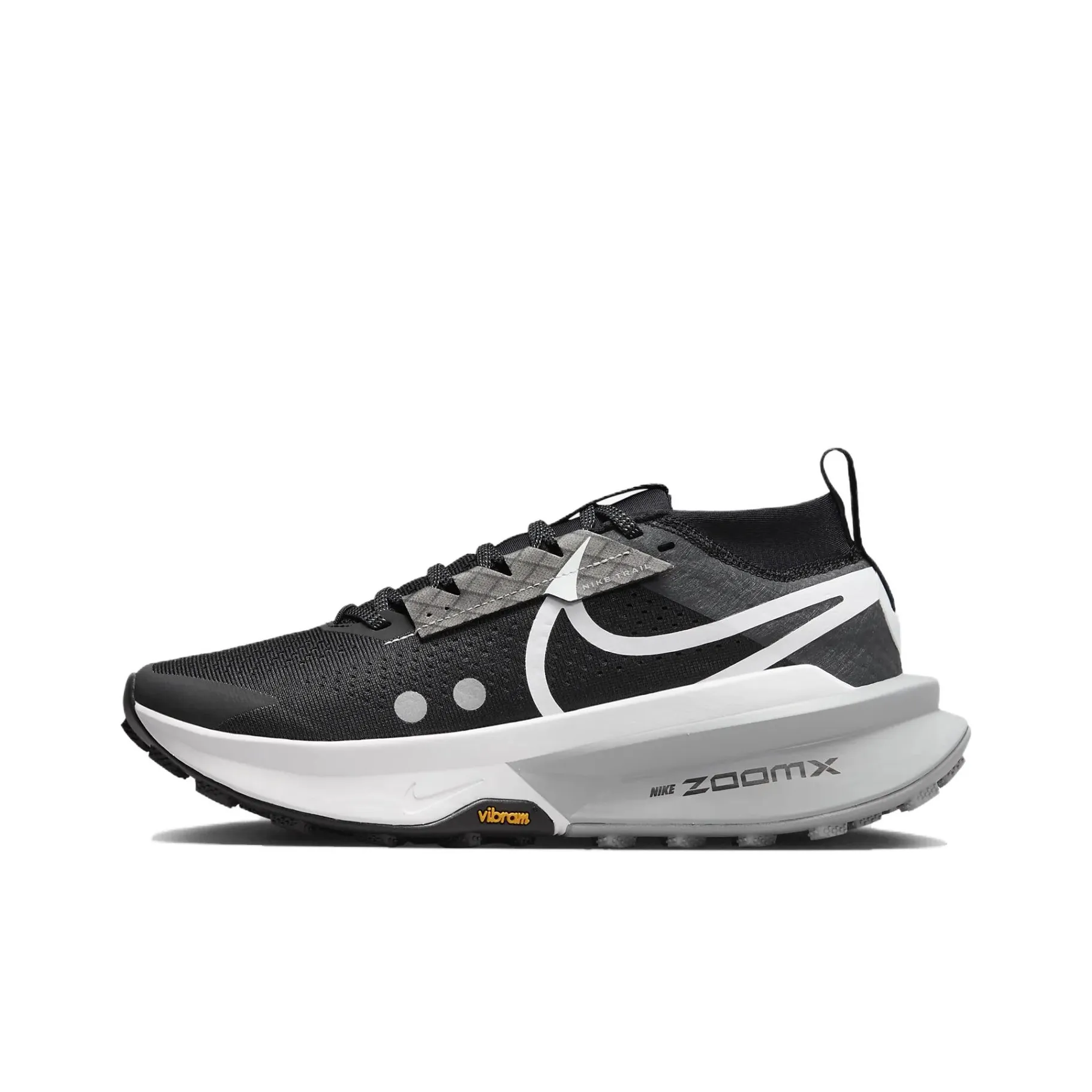 Nike Zegama Trail 2 Slip Устойчивый к истиранию Низкий Топ Тренировочные Беговые кроссовки Женские Черный