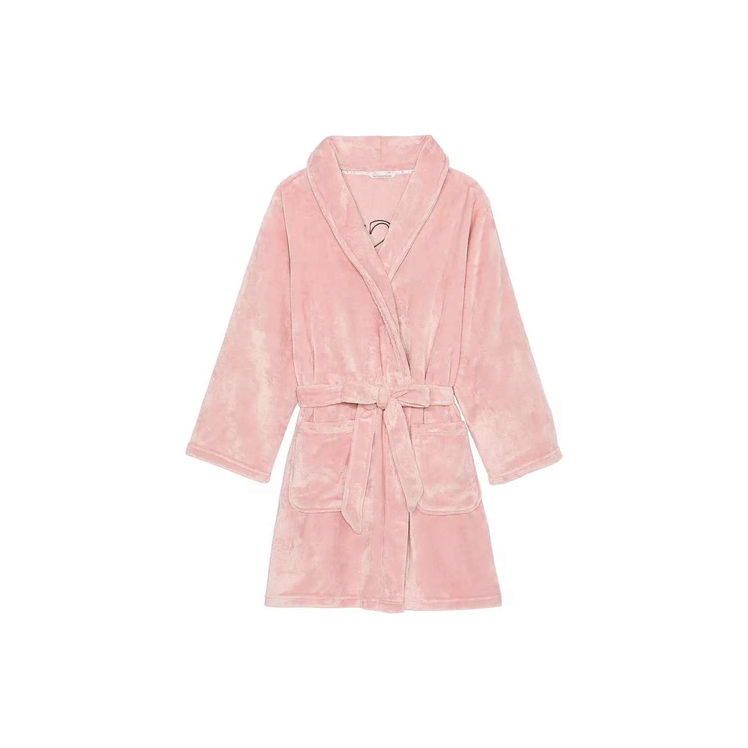 Victoria's Secret Short Cozy Robe/Dusk Pink Pajama Robe Women's Twilight Pink
